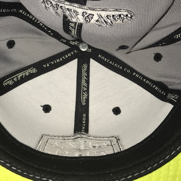 Mitchell & Ness Charlotte Hornets SnapBack Hat - Picture 4 of 4